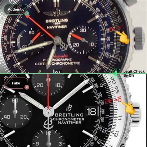 fake breitling vs real